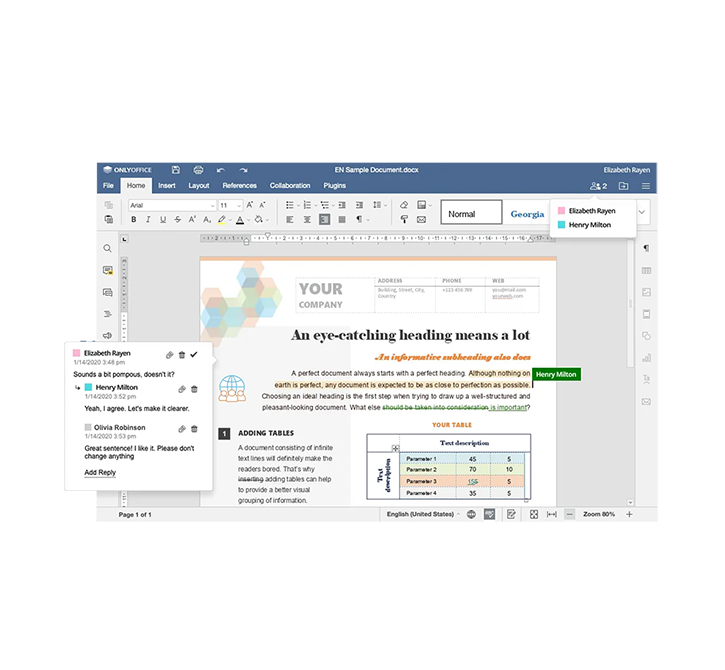 ONLYOFFICE Document Editor
