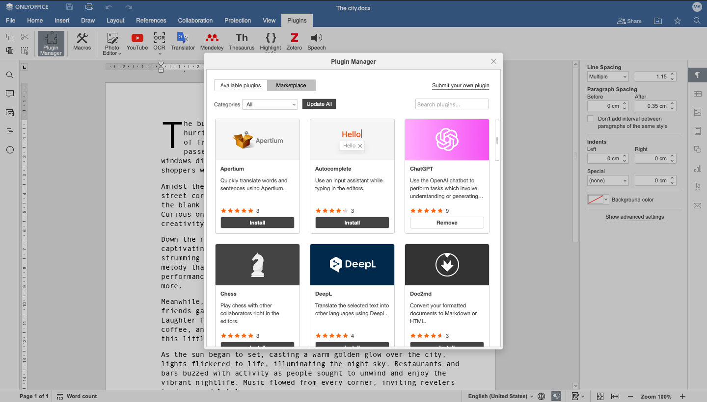 如何通过插件市场搜索、安装和管理插件